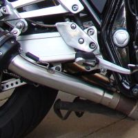 Exhaust compatible with Yamaha XJR1300 1999-2006, Deeptone Inox, Dual slip-on including removable db killers and link pipes, EPA-compliant 