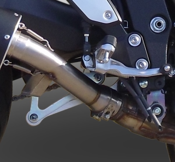 Exhaust compatible with Yamaha FZ1 2006-2014, Albus Ceramic, Slip-on exhaust including removable db killer and link pipe, not EPA-compliant 
