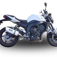 Exhaust compatible with Yamaha FZ1 2006-2014, Albus Ceramic, Slip-on exhaust including removable db killer and link pipe, not EPA-compliant 