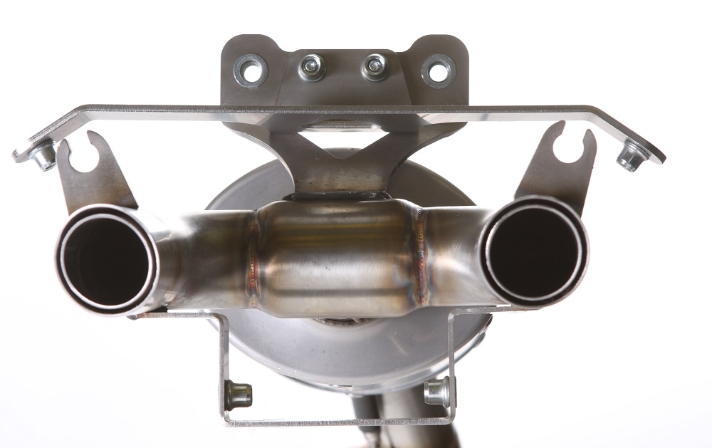 Exhaust compatible with Yamaha Fz6 600-Fazer S1-S2 2004-2013, Alluminio Ghost, Slip-on exhaust including removable db killer and link pipe, EPA-compliant 