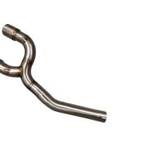 Exhaust compatible with Yamaha Fz6 600-Fazer S1-S2 2004-2013, M3 Poppy , Dual slip-on including removable db killers and link pipes, EPA-compliant 