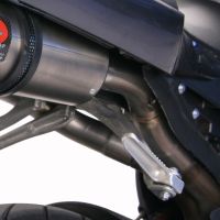 Exhaust compatible with Yamaha YZF 1000 R1 2004-2006, Furore Nero, Dual slip-on including removable db killers and link pipes, EPA-compliant 