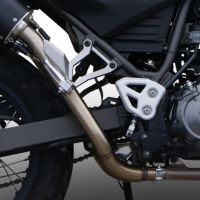 Exhaust compatible with Yamaha Xt 660 X-R 2004-2014, Furore Nero, Dual slip-on including removable db killers and link pipes, not EPA-compliant 