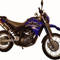 GPR exhaust compatible with Yamaha Xt 660 X-R  2004-2014, Trioval, Dual Homologated legal slip-on exhaust including removable db killers, link pipes and catalysts 
