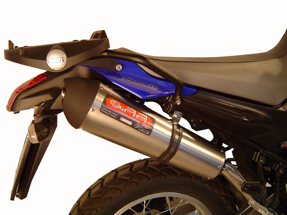 GPR exhaust compatible with Yamaha Xt 660 X-R  2004-2014, Trioval, Dual Homologated legal slip-on exhaust including removable db killers, link pipes and catalysts 