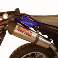 GPR exhaust compatible with Yamaha Xt 660 X-R  2004-2014, Trioval, Dual Homologated legal slip-on exhaust including removable db killers, link pipes and catalysts 