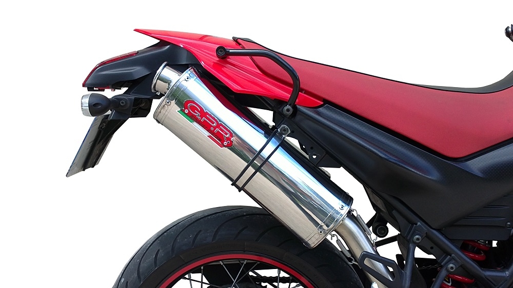 Exhaust compatible with Yamaha Xt 660 X-R 2004-2014, Trioval, Dual slip-on including removable db killers and link pipes, not EPA-compliant 