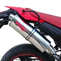 Exhaust compatible with Yamaha Xt 660 X-R 2004-2014, Trioval, Dual slip-on including removable db killers and link pipes, not EPA-compliant 