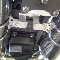 Exhaust compatible with Yamaha MT03 660 2006-2013, Albus Ceramic, Dual slip-on including removable db killers and link pipes, not EPA-compliant 