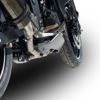 Exhaust compatible with Kawasaki Z300 2014-2017, Albus Ceramic, Slip-on exhaust including removable db killer and link pipe, EPA-compliant 
