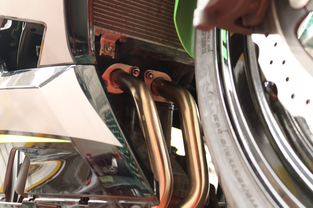 Exhaust compatible with Kawasaki Z400 2023-2024, Decatalizzatore, Decat pipe 