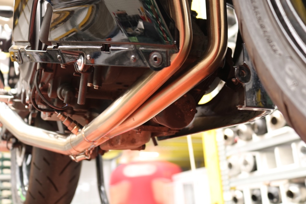 Exhaust compatible with Kawasaki Z400 2023-2024, Decatalizzatore, Decat pipe 