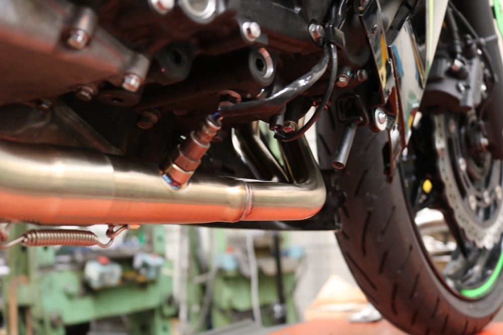 Exhaust compatible with Kawasaki Z400 2023-2024, Decatalizzatore, Decat pipe 