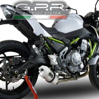 Exhaust compatible with Kawasaki Z 650 650 EX650M 2023-2024, Albus Ceramic, Full system exhaust, including removable db killer 