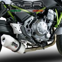 Exhaust compatible with Kawasaki Versys 650 2023-2024, Albus Ceramic, Full system exhaust, including removable db killer 