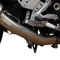 Exhaust compatible with Kawasaki Z-750 S 2007-2014, Satinox , Slip-on exhaust including removable db killer and link pipe, not EPA-compliant 