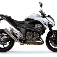 Exhaust compatible with Kawasaki Z-800 2009-2016, Powercone Evo, Slip-on exhaust including removable db killer and link pipe, EPA-compliant 