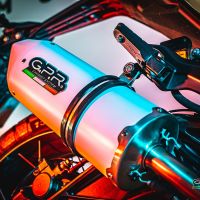 Exhaust compatible with Zontes Gk 125 2022-2024, Albus Ceramic, Full system exhaust, including removable db killer 