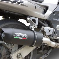 Exhaust compatible with Kawasaki ZZR600 2002-2006, Furore Nero, Dual slip-on including removable db killers and link pipes, EPA-compliant 