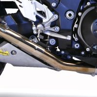 Exhaust compatible with Kawasaki ZX-14R 2006-2007, Furore Nero, Dual slip-on including removable db killers and link pipes, EPA-compliant 