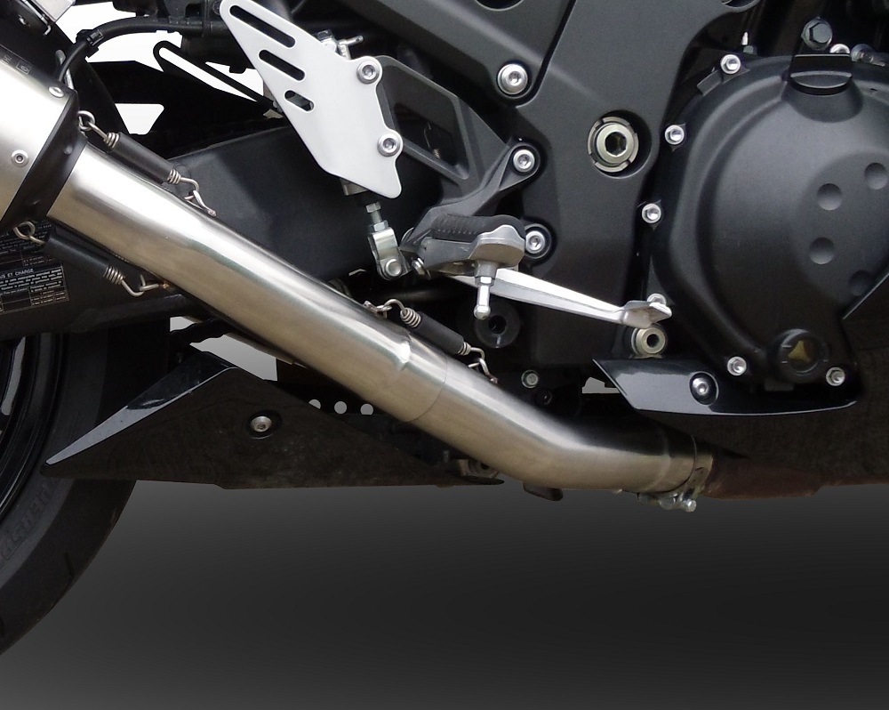 Exhaust compatible with Kawasaki ZX-14R 2017-2022, Albus Evo4, Dual slip-on including removable db killers and link pipes, not EPA-compliant 