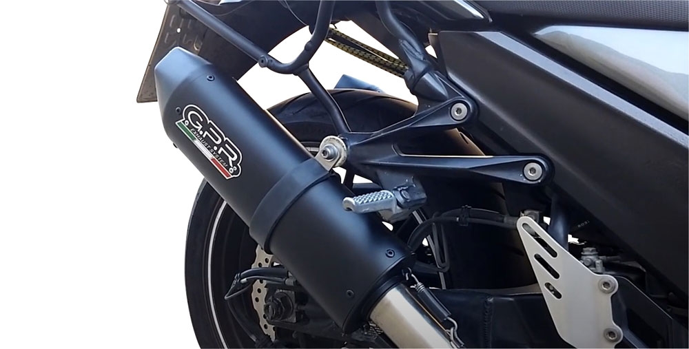 Exhaust compatible with Kawasaki ZX-14R 2017-2022, Furore Evo4 Nero, Dual slip-on including removable db killers and link pipes, not EPA-compliant 