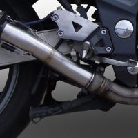 Exhaust compatible with Kawasaki ZZR600 2002-2006, Trioval, Dual slip-on including removable db killers and link pipes, EPA-compliant 