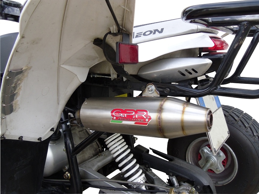 Exhaust compatible with Access Baja 300 2005-2021, Deeptone Atv, Full system exhaust, including removable db killer, EPA-compliance NOT required 