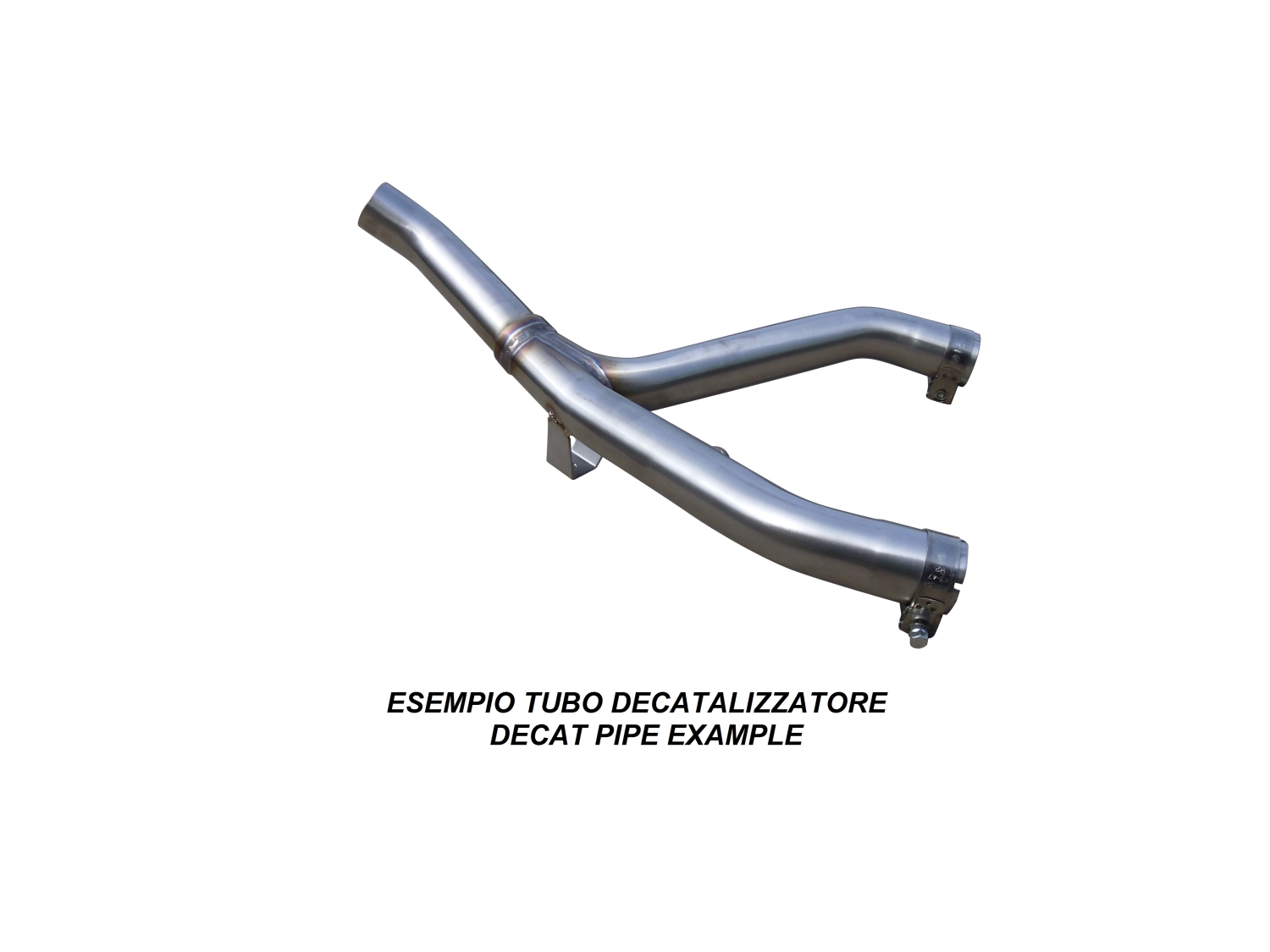 Exhaust compatible with Honda Grom 125 2018-2020, Decatalizzatore, Decat pipe 
