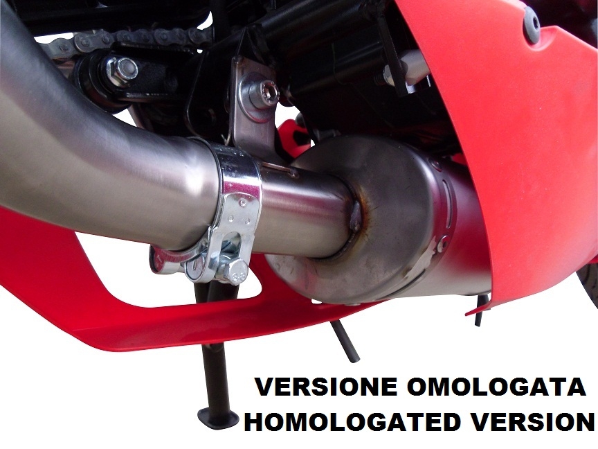 GPR exhaust compatible with Aprilia RS 4 125 2011-2016, Deeptone Inox, Homologated legal full system exhaust, including removable db killer and catalyst 