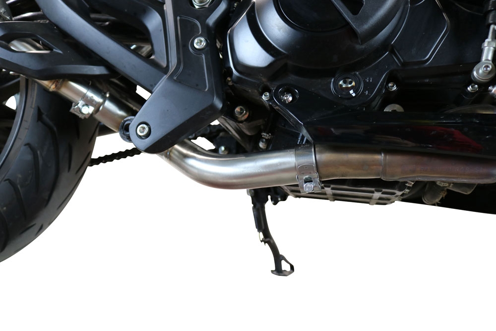 Exhaust compatible with Benelli 502 C 2021-2024, Decatalizzatore, Decat pipe 