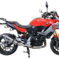GPR exhaust compatible with  Bmw F900XR F900R 2020-2025, New Grand Prix Evo Titanium, Slip-on exhaust including removable db killer and link pipe, EPA-compliant 