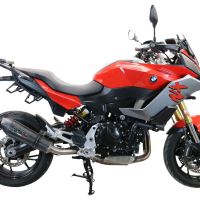 GPR exhaust compatible with  Bmw F900XR F900R 2020-2025, New Grand Prix Evo Poppy, Slip-on exhaust including removable db killer and link pipe, EPA-compliant 