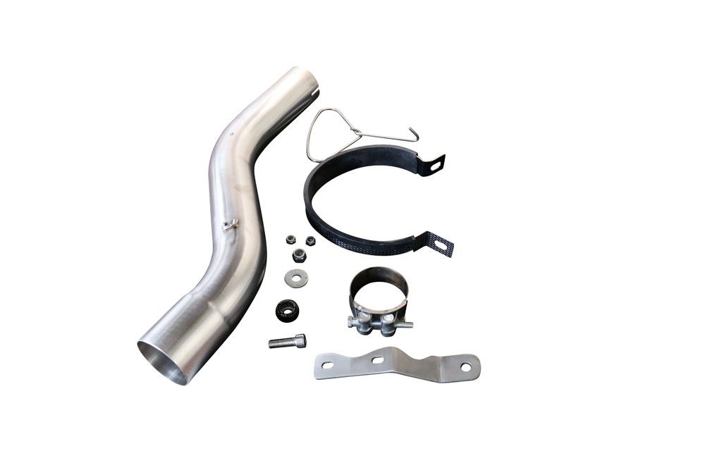 Exhaust compatible with Bmw F900XR F900R 2020-2025, Albus Evo4, Slip-on exhaust including removable db killer and link pipe, EPA-compliant 