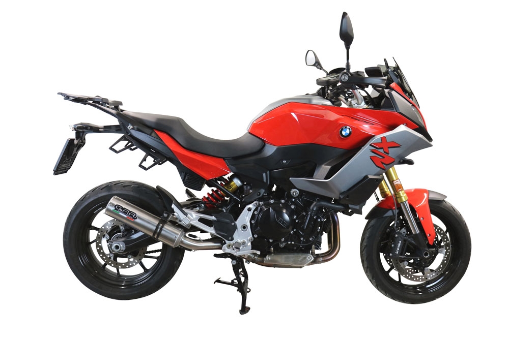 Exhaust compatible with Bmw F900XR F900R 2020-2025, M3 Inox , Slip-on exhaust including removable db killer and link pipe, EPA-compliant 