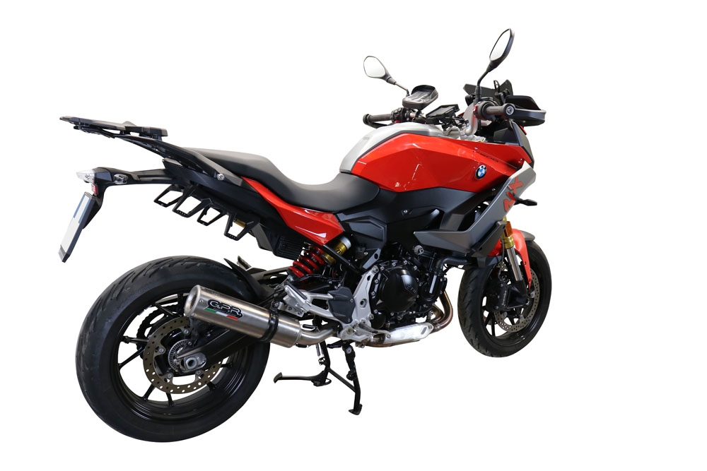 Exhaust compatible with Bmw F900XR F900R 2020-2025, M3 Inox , Slip-on exhaust including removable db killer and link pipe, EPA-compliant 