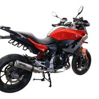 Exhaust compatible with Bmw F900XR F900R 2020-2025, M3 Inox , Slip-on exhaust including removable db killer and link pipe, EPA-compliant 