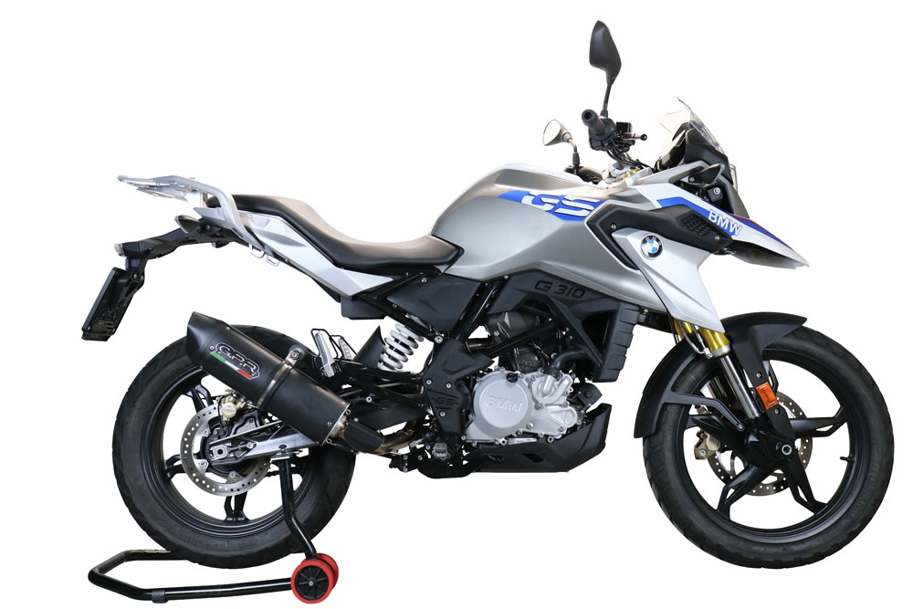 Exhaust compatible with Bmw G310GS 2017-2021, Furore Evo4 Poppy, Full system exhaust, including removable db killer 