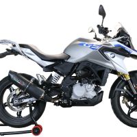 Exhaust compatible with Bmw G310GS 2017-2021, Furore Evo4 Poppy, Full system exhaust, including removable db killer 