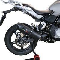Exhaust compatible with Bmw G310GS 2022-2024, Furore Evo4 Nero, Full system exhaust, including removable db killer 