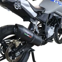 Exhaust compatible with Bmw G310GS 2022-2024, Furore Evo4 Nero, Full system exhaust, including removable db killer 