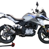 GPR exhaust compatible with  Bmw G310GS 2017-2021, New Grand Prix Evo Titanium, Full system exhaust, including removable db killer 
