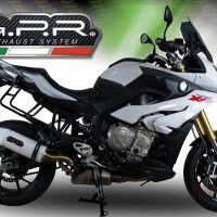 Exhaust compatible with Bmw S1000XR 2017-2019, Albus Evo4, Slip-on exhaust including removable db killer and link pipe, EPA-compliant 