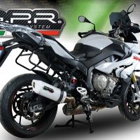 Exhaust compatible with Bmw S1000XR 2017-2019, Albus Evo4, Slip-on exhaust including removable db killer and link pipe, EPA-compliant 