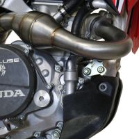 Exhaust compatible with Honda CRF450R/RX 2017-2019, Pentacross Full Titanium, Full system exhaust, including dual silencers, removable db killers/spark arrestors 