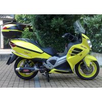 GPR exhaust compatible with Malaguti Spidermax 500 GT 2004-2011, Power Bomb, Homologated legal slip-on exhaust including removable db killer and link pipe 
