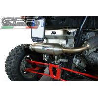 GPR exhaust compatible with Polaris  Rzr XP 1000  2014-2023, Power Bomb, Homologated legal slip-on exhaust including removable db killer and link pipe 