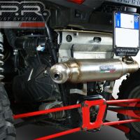 Exhaust compatible with Polaris Rzr XP 1000 2014-2023, Power Bomb, Slip-on exhaust including removable db killer and link pipe, EPA-compliance NOT required 