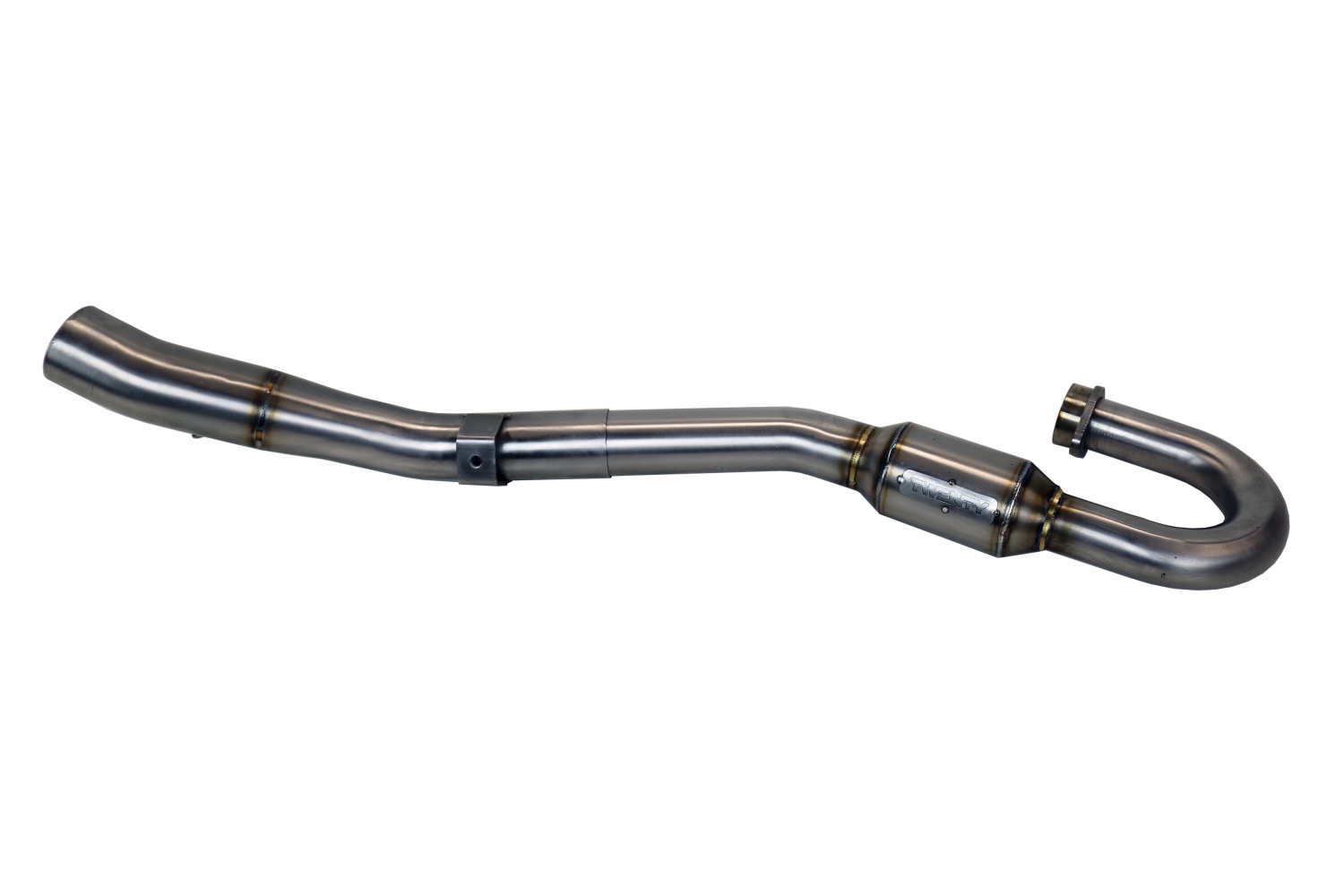 Exhaust compatible with Kawasaki KX450F 2012-2015, Pentacross Inox, Full system exhaust, including removable db killer/spark arrestor 