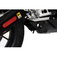 GPR exhaust compatible with Derbi Gpr 125 2009-2010, Alluminio Ghost, Homologated legal full system exhaust, including removable db killer and catalyst 